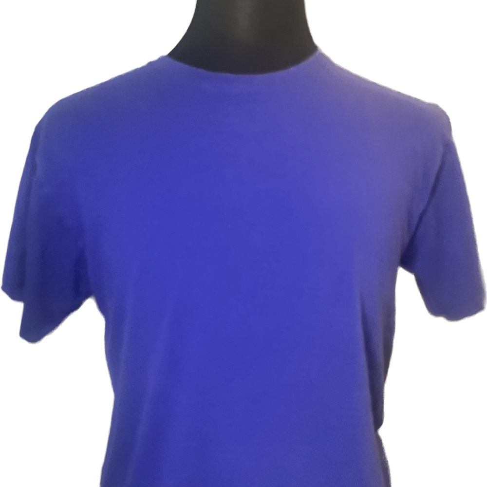 RUSSELL ATHLETIC Men’s Vintage Purple T-Shirt M Solid Plain